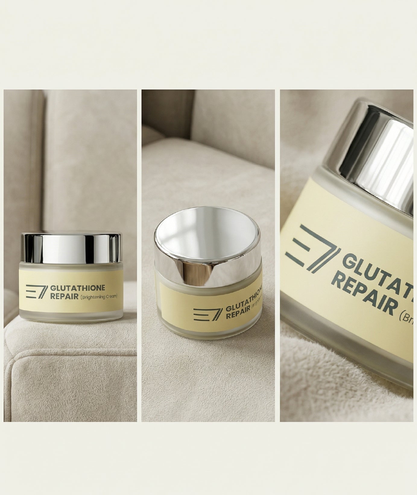 Repair dullness reveal glow ritual
Glutathione brightening cream Pakistan
Elaris7 halal skincare repair cream
Brightening Repair Cream for radiant skin