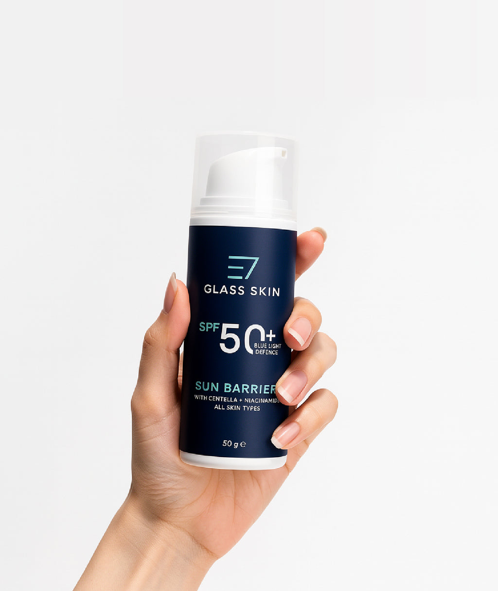 Centella Sunscreen texture no white cast
Halal Korean sunscreen Elaris7
