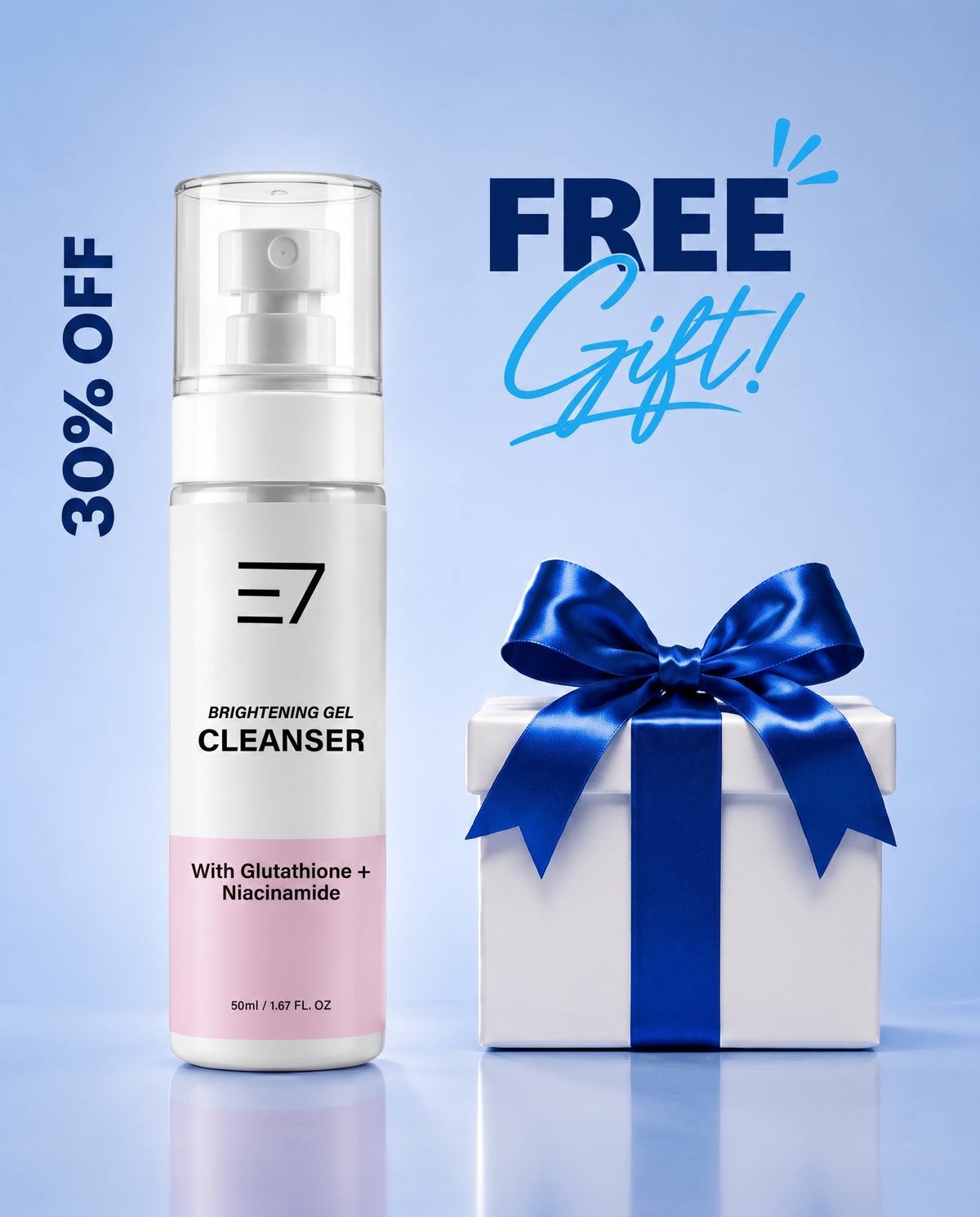 Elaris7 Brightening Gel Cleanser | Cleanse & Glow