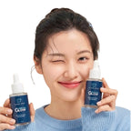 Niacinamide Vitamin C serum Elaris7
Applying Centella Serum to damp skin